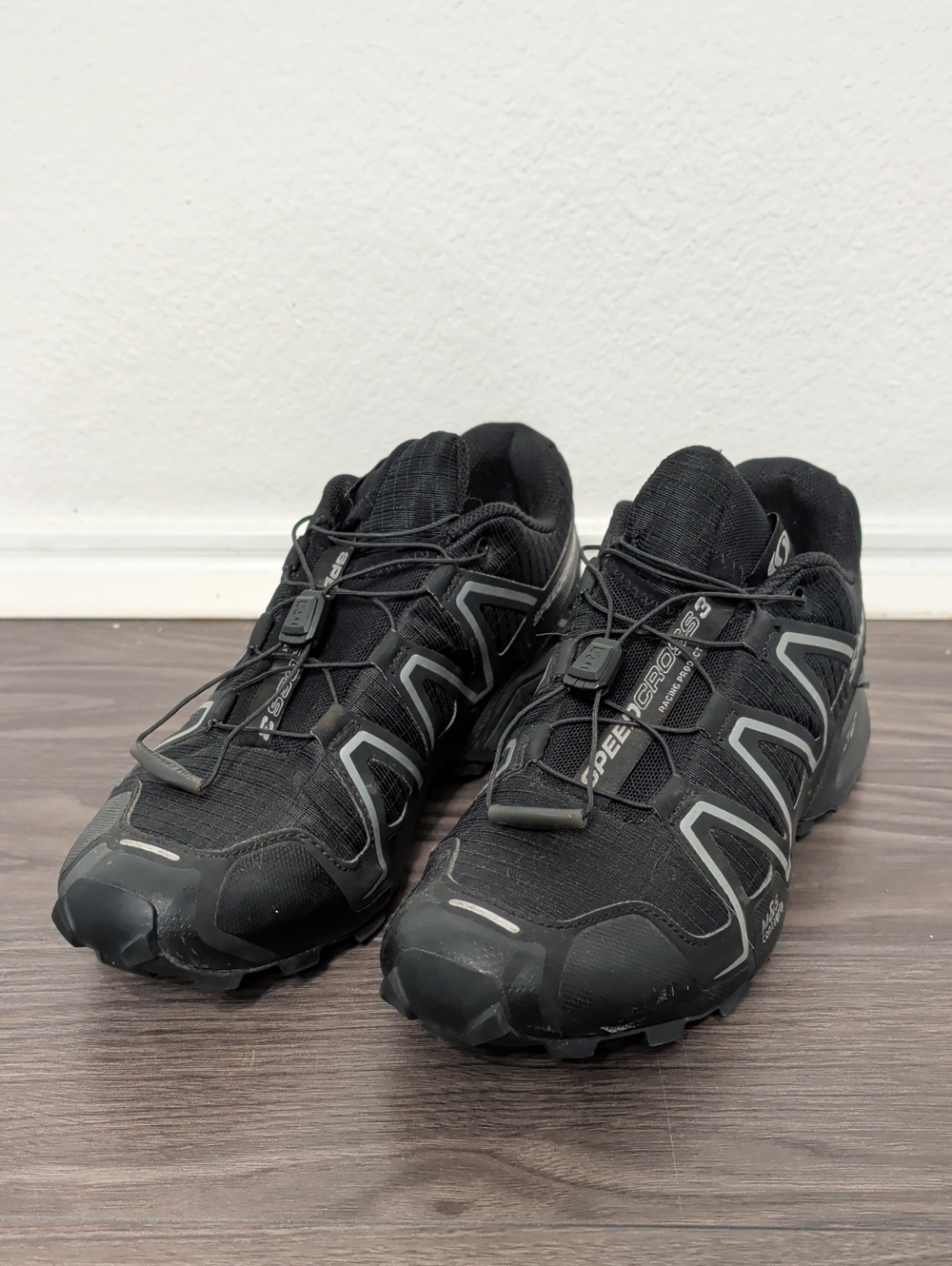 Salomon Men’s Trail Shoes Speedcross 3 - Black with Gray Accents